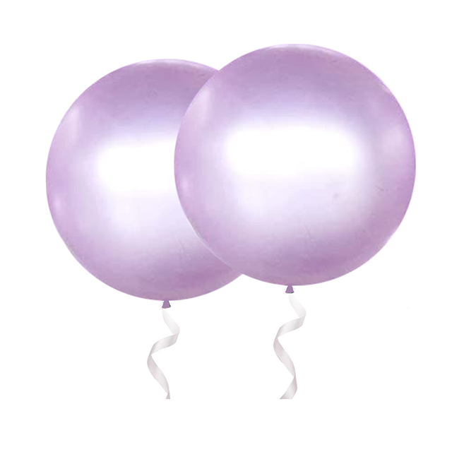 36-дюймовый хромированный светло-фиолетовый шар